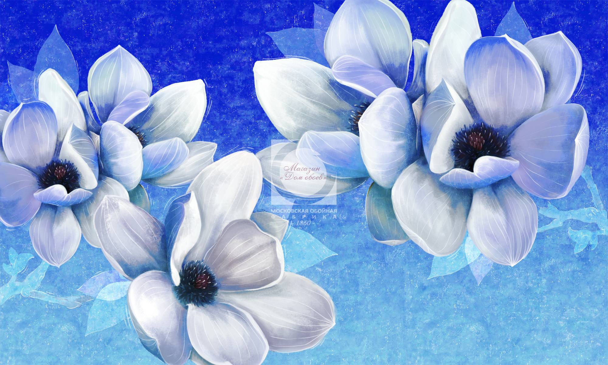 Florality blue 24-085