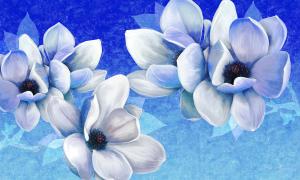 Florality blue 24-085