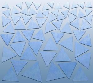 Треугольники голубые 5-290