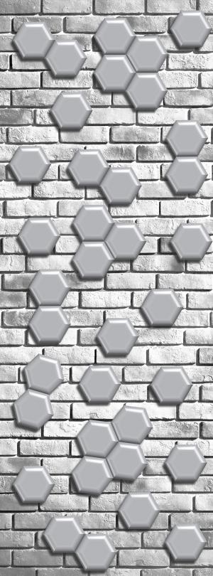 Абстракция с шестигранниками 5324-ML