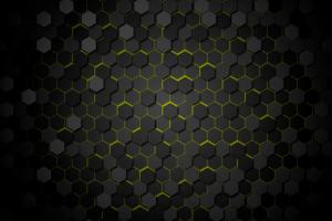 Yellow honeycombs 3D 24-010