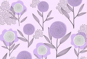 Scandy flower violet 24-341